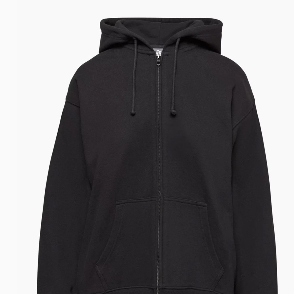 Aritzia TNA Terry Fleece Boyfriend Zip Hoodie